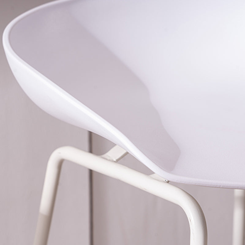 Scandinavian Style Bar-stool with Bucket Seat Counter Stool for Kitchen Bar