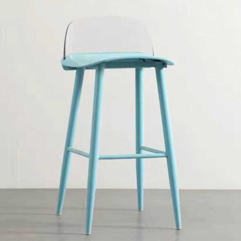 Taburete de bar de estilo escandinavo con asiento cuadrado para barra de cocina