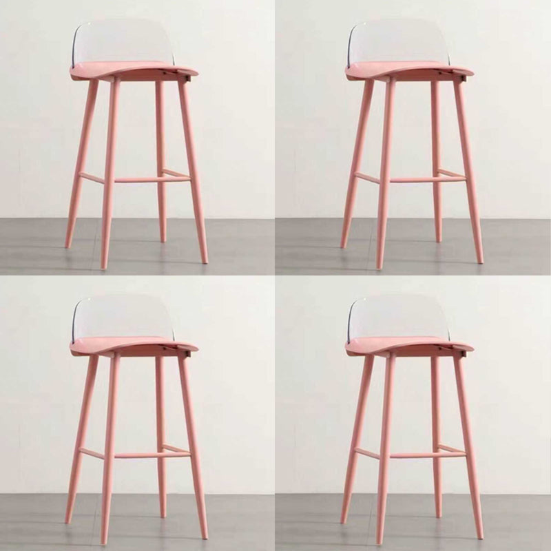 Taburete de bar de estilo escandinavo con asiento cuadrado para barra de cocina