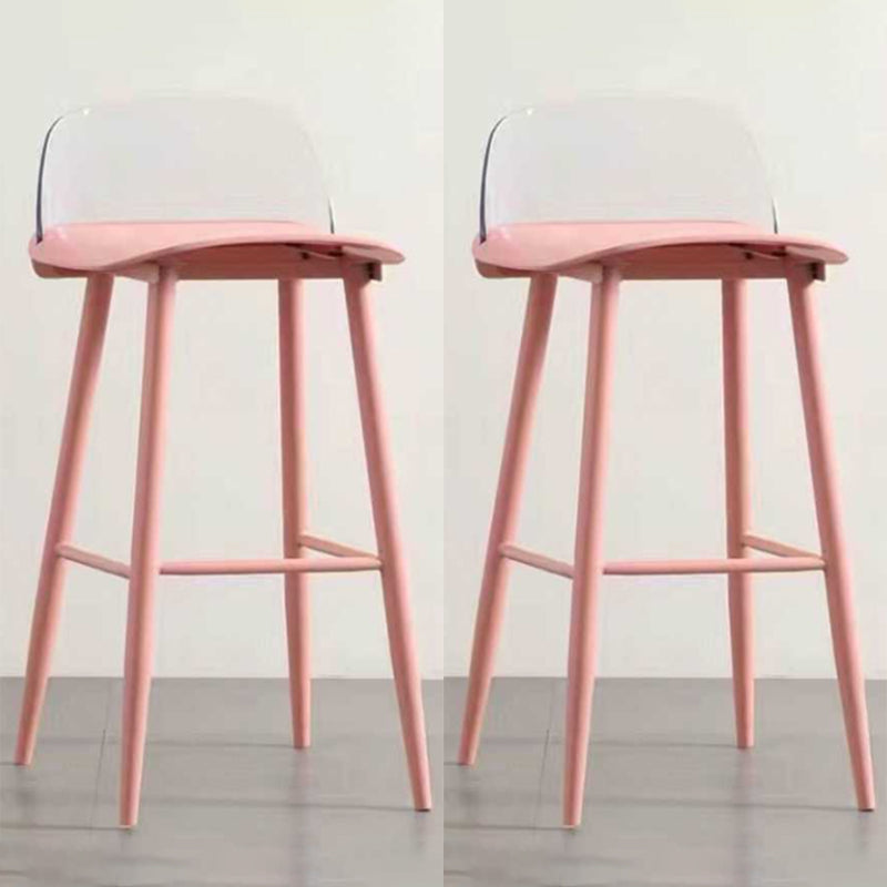 Taburete de bar de estilo escandinavo con asiento cuadrado para barra de cocina