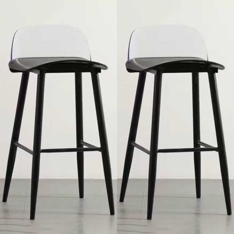 Taburete de bar de estilo escandinavo con asiento cuadrado para barra de cocina