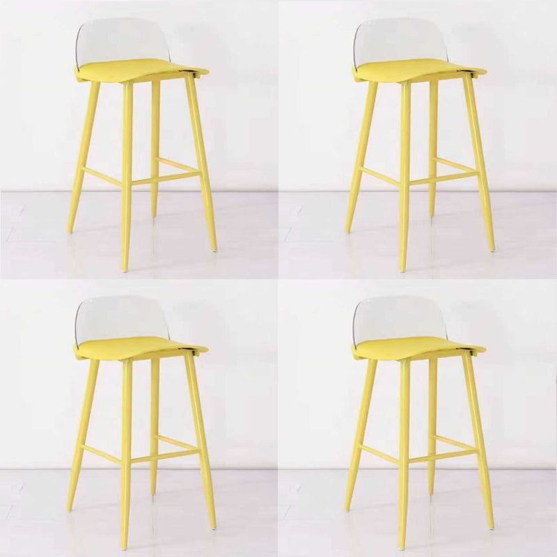 Taburete de bar de estilo escandinavo con asiento cuadrado para barra de cocina
