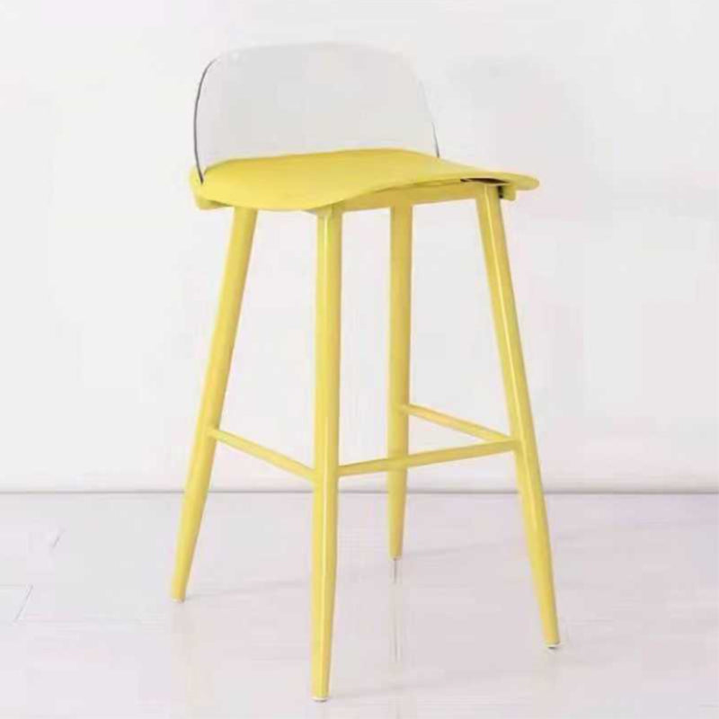 Taburete de bar de estilo escandinavo con asiento cuadrado para barra de cocina