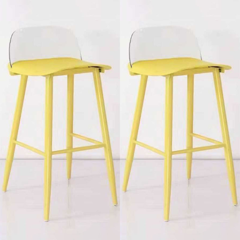 Taburete de bar de estilo escandinavo con asiento cuadrado para barra de cocina