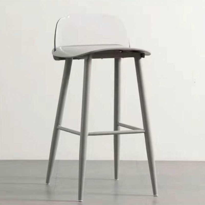 Taburete de bar de estilo escandinavo con asiento cuadrado para barra de cocina