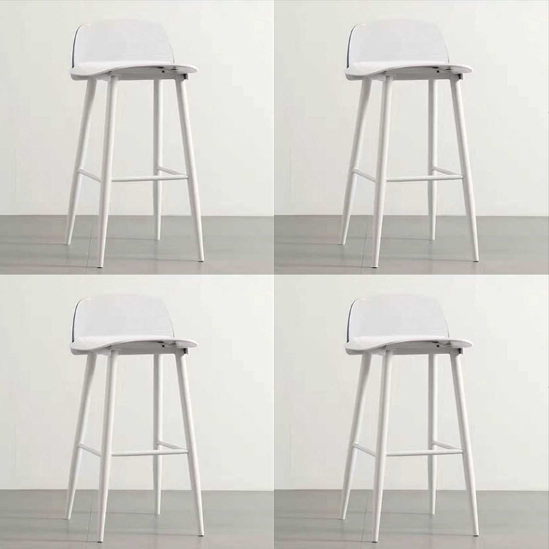 Taburete de bar de estilo escandinavo con asiento cuadrado para barra de cocina