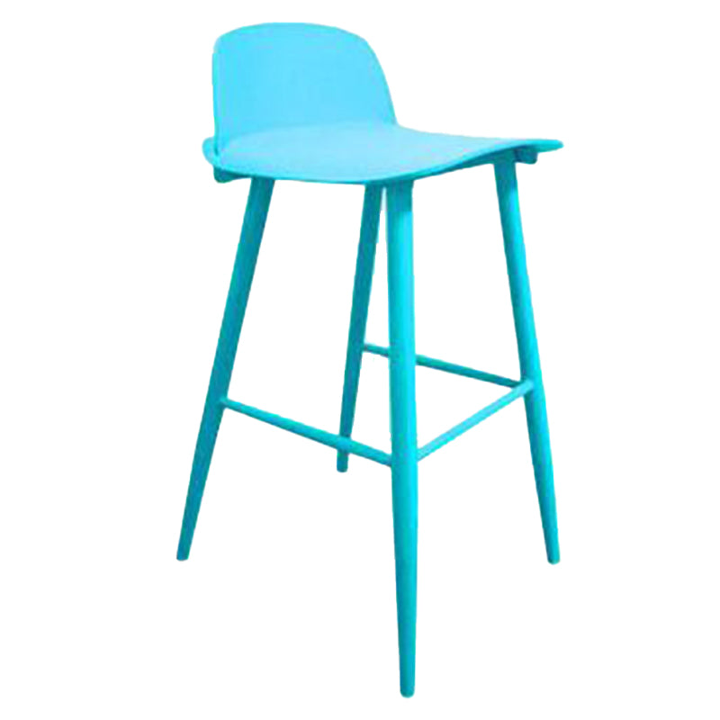 Barhocker im skandinavischen Stil mit quadratischer Sitzfläche, Thekenhocker für die Küchenbar