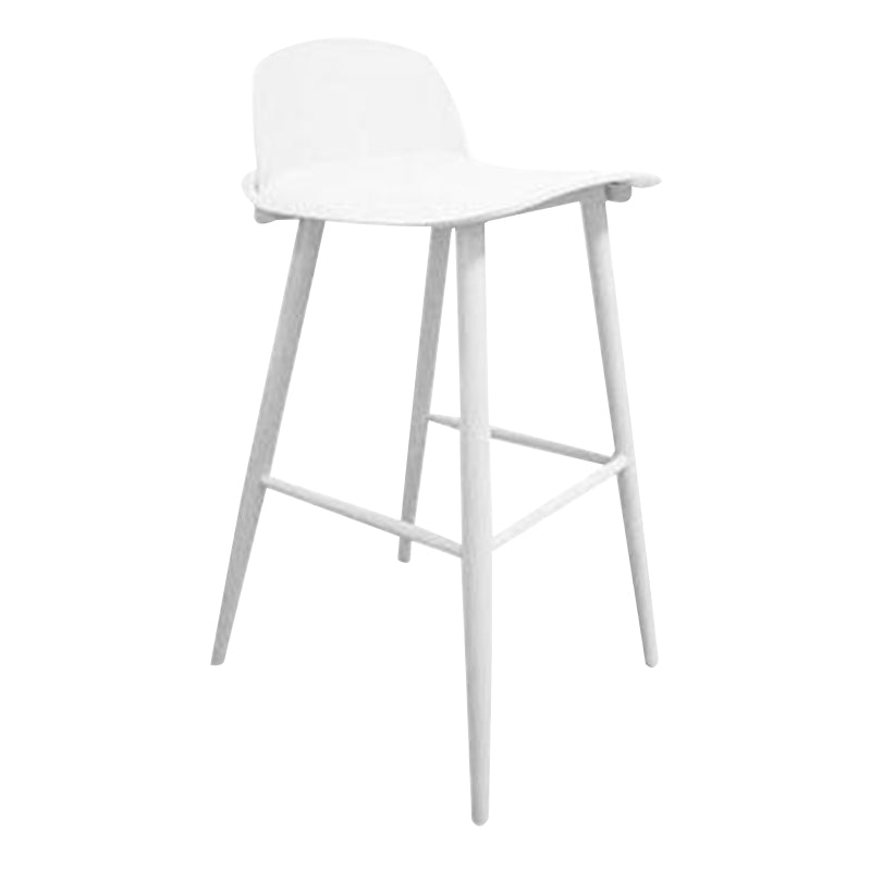 Barhocker im skandinavischen Stil mit quadratischer Sitzfläche, Thekenhocker für die Küchenbar