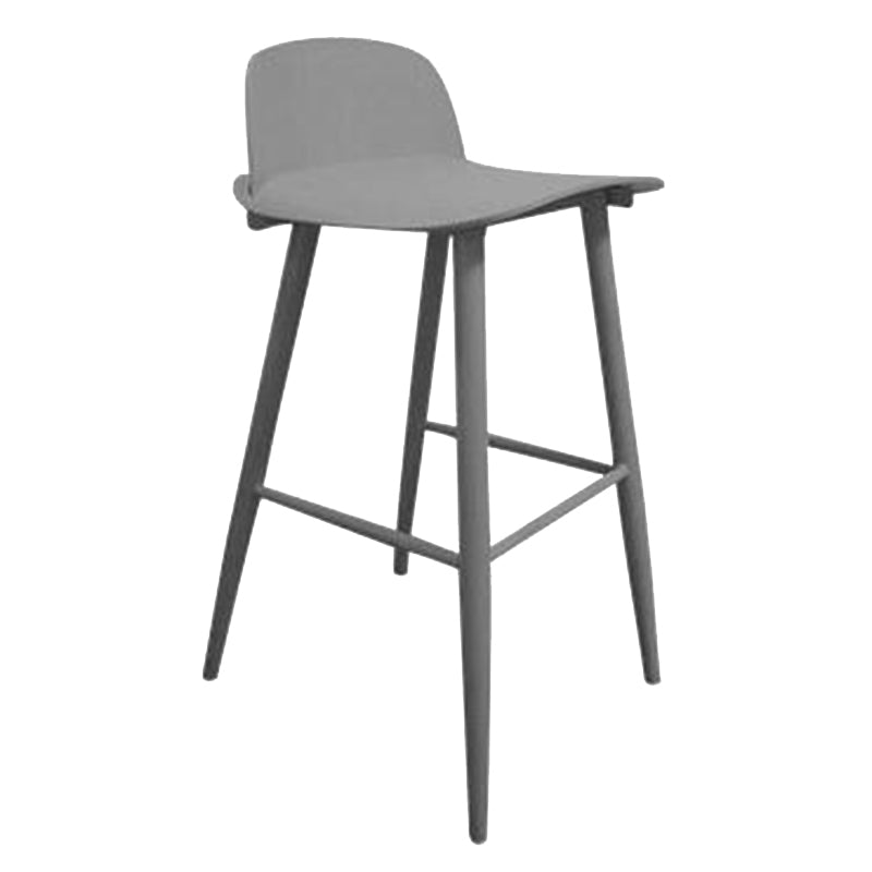 Taburete de bar de estilo escandinavo con asiento cuadrado para barra de cocina