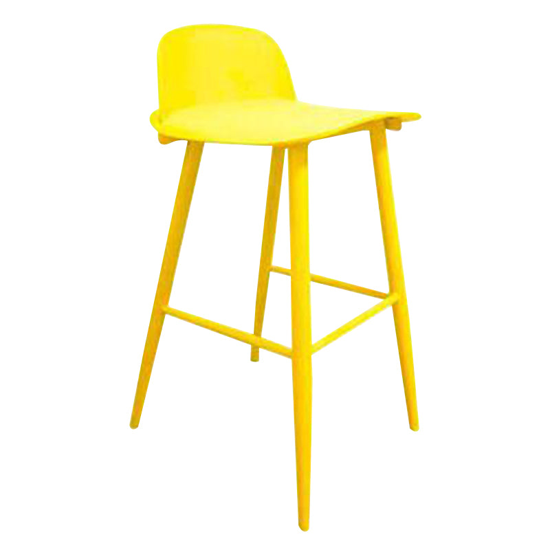 Barhocker im skandinavischen Stil mit quadratischer Sitzfläche, Thekenhocker für die Küchenbar