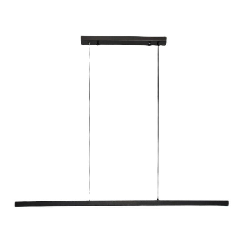Zeitgenössische Küchenheize helle lineare hängende Deckenleuchte 1 Licht 1 Licht