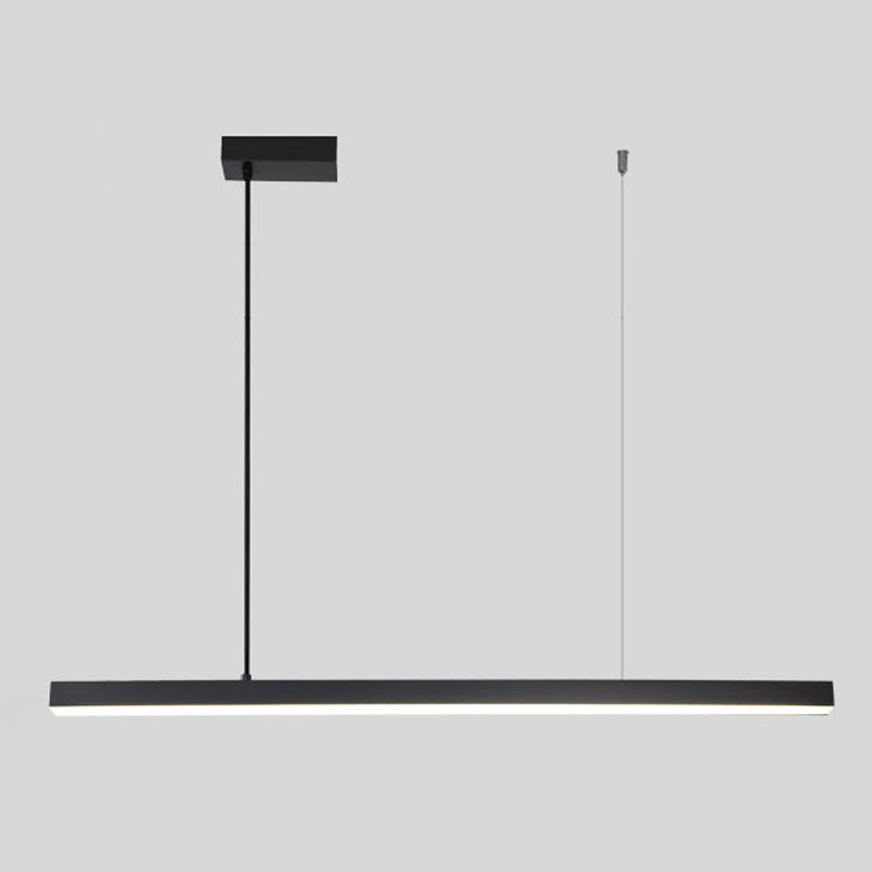 Zeitgenössische Küchenheize helle lineare hängende Deckenleuchte 1 Licht 1 Licht