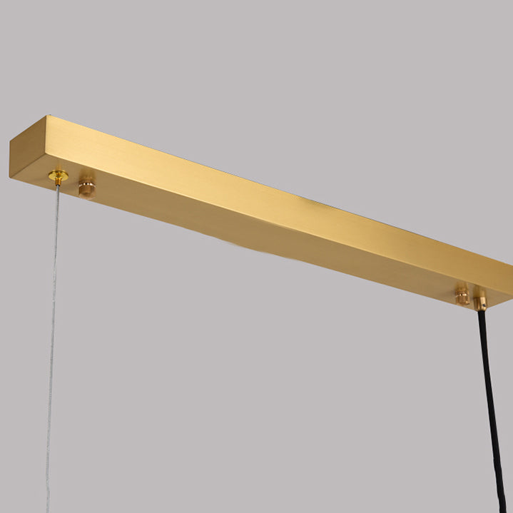 Zeitgenössische Küchenheize helle lineare hängende Deckenleuchte 1 Licht 1 Licht