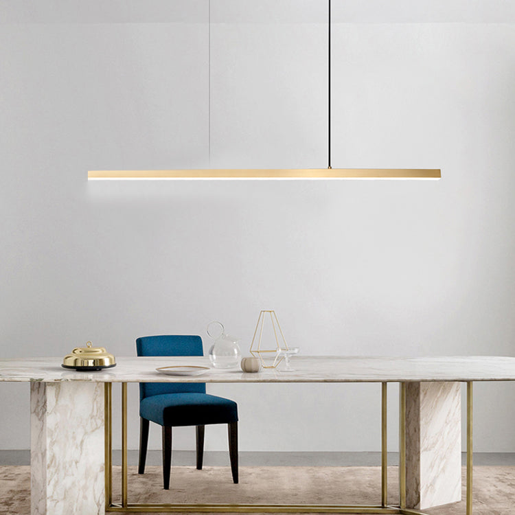 Zeitgenössische Küchenheize helle lineare hängende Deckenleuchte 1 Licht 1 Licht