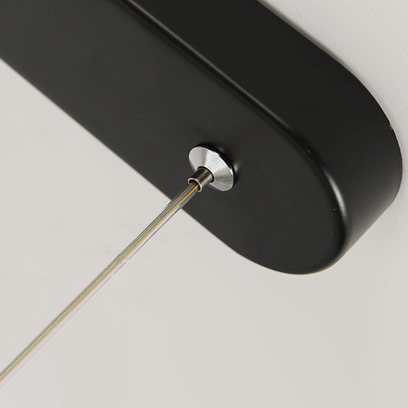 Zeitgenössische Insel Licht Rechteck Metall 1 helle Insellichter in Weiß