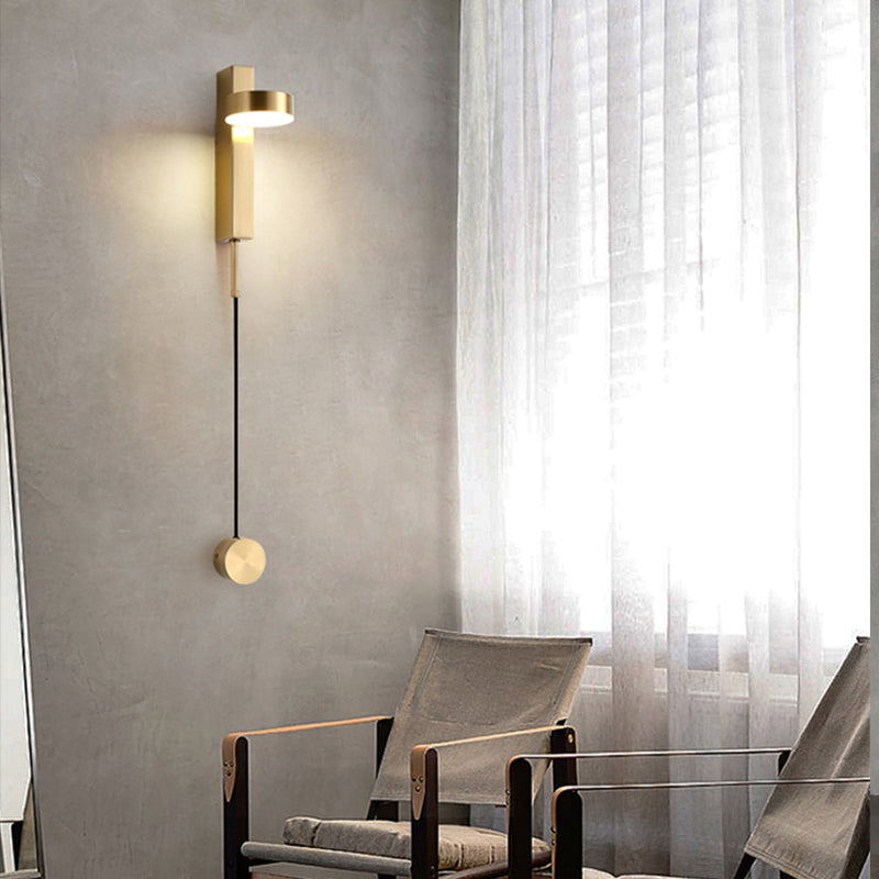 Metall runde Formwandbeleuchtung moderne 1-Licht-Wandmontageleuchte