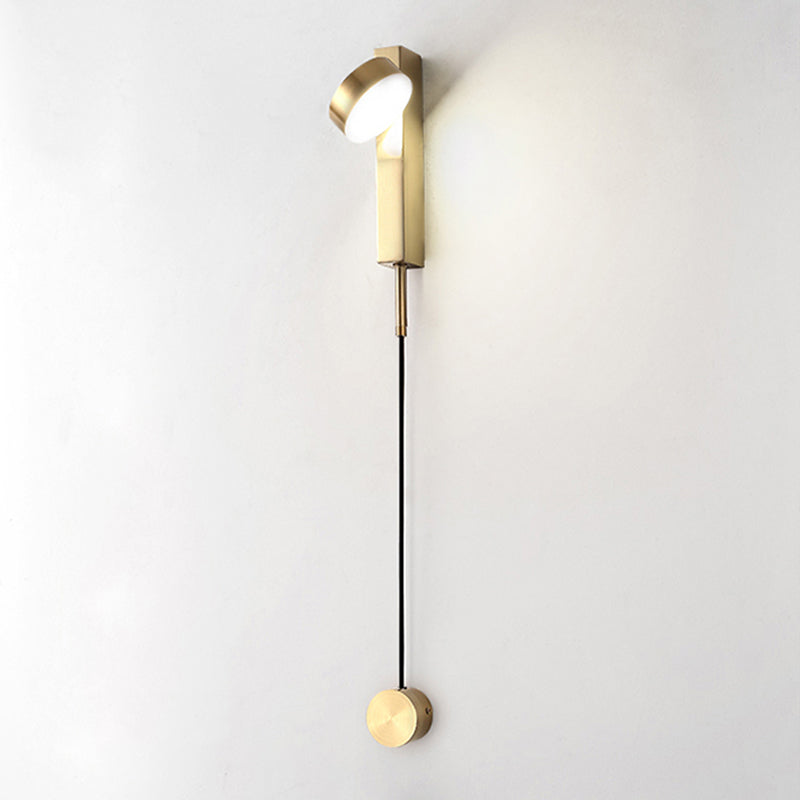 Metall runde Formwandbeleuchtung moderne 1-Licht-Wandmontageleuchte