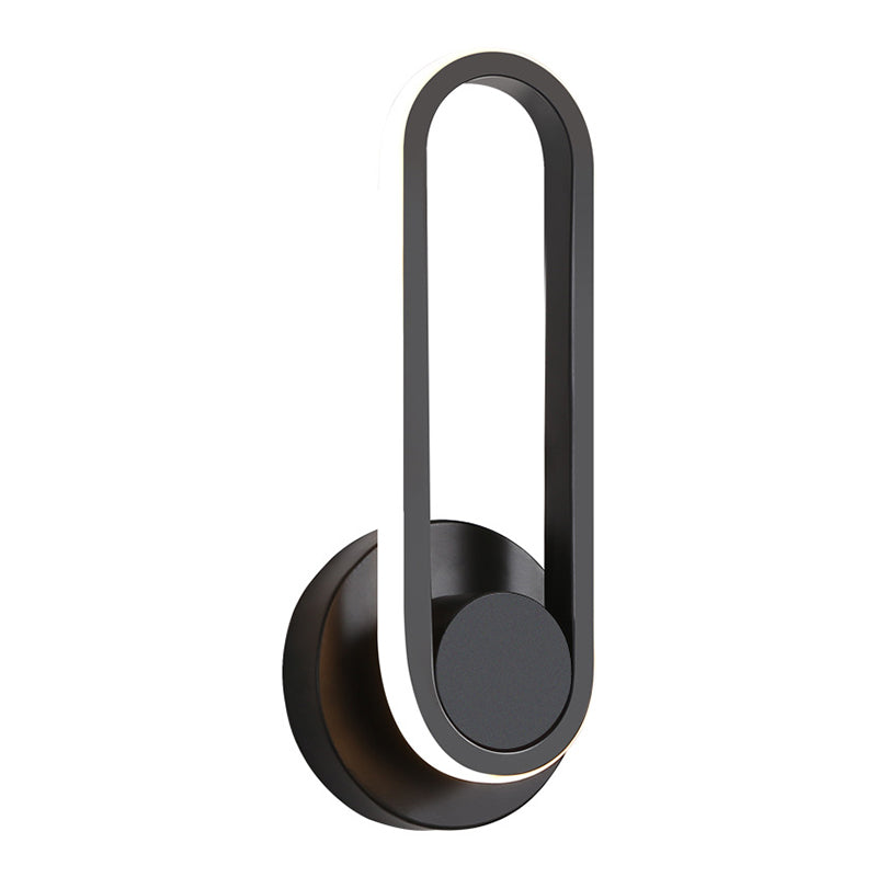 Single Light Geometric Shape Wall Lighting Modern Style Metal Wall Light Sconce