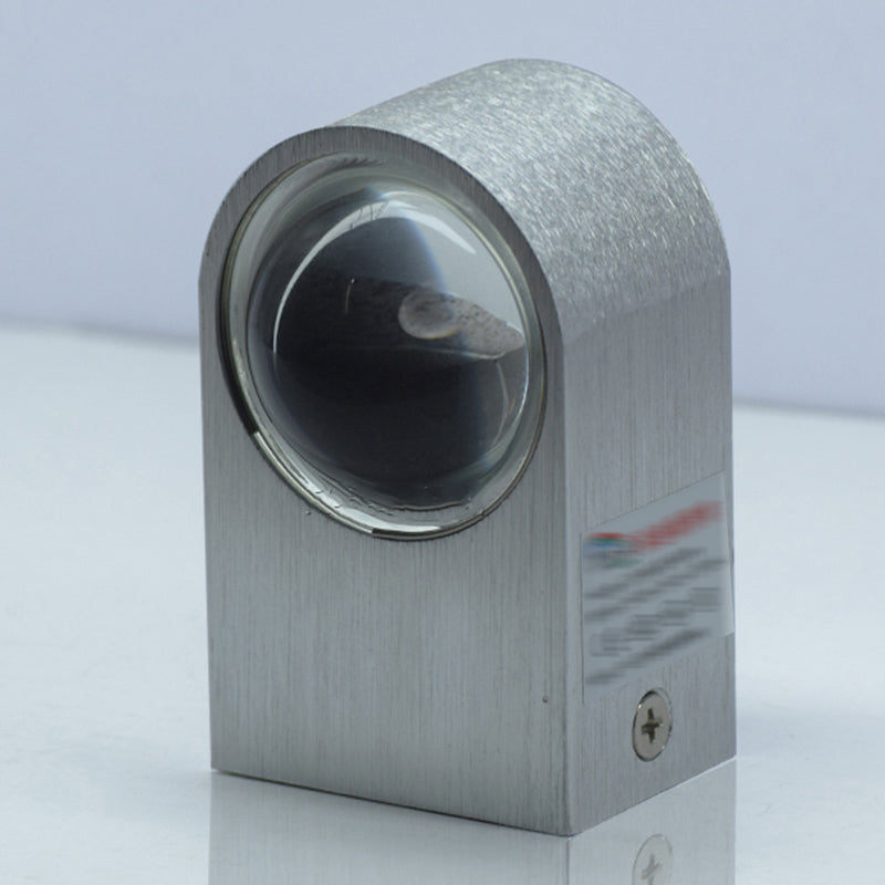 Metall Geometrische Wandleuchten Moderne Stil 2 Leuchten Wandmontierte Lampen in Silber