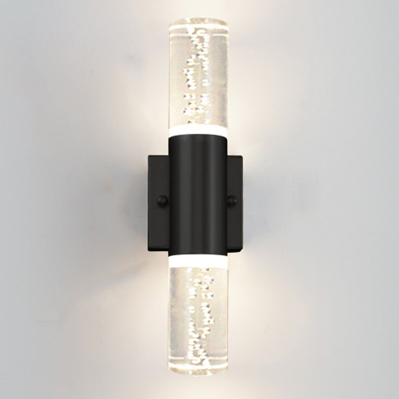 Kristallsäulenwandleuchten moderner Stil mit mehreren Lichtern Wandmontagelampen