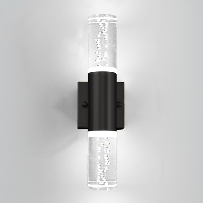 Kristallsäulenwandleuchten moderner Stil mit mehreren Lichtern Wandmontagelampen