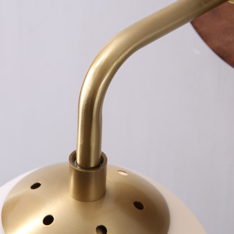 Holzkugel Wandleuchte moderne Stil 1 Licht Wandbeleuchtung Armaturen