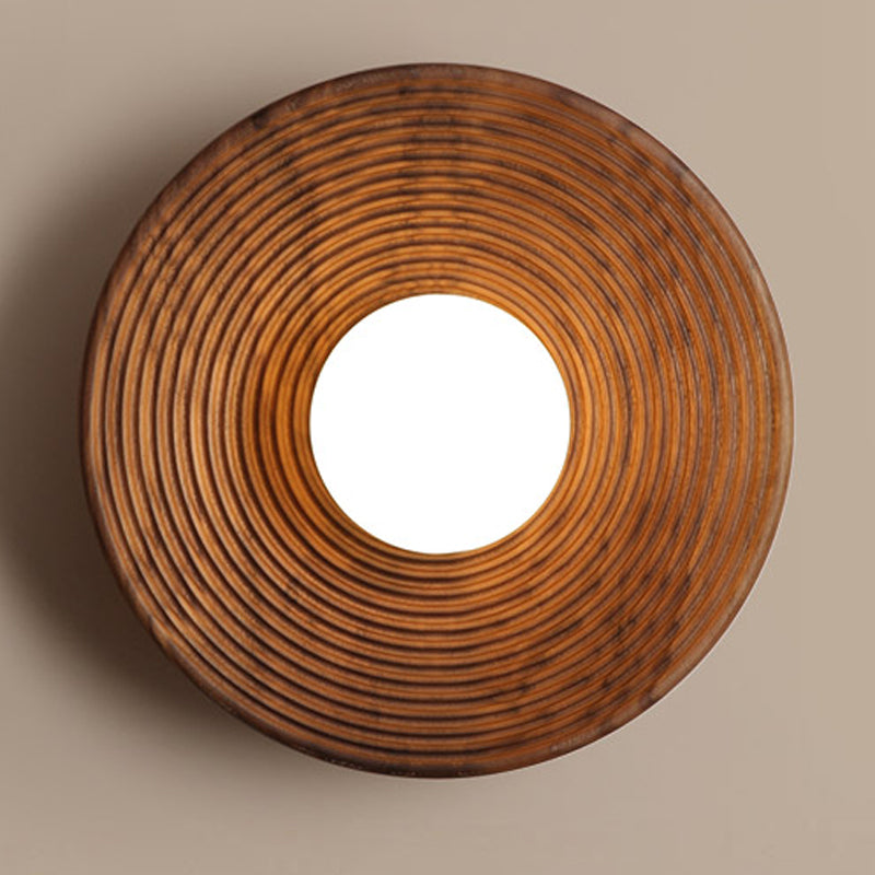 Holzkugel Wandleuchte moderne Stil 1 leichte Wandmontagelampen