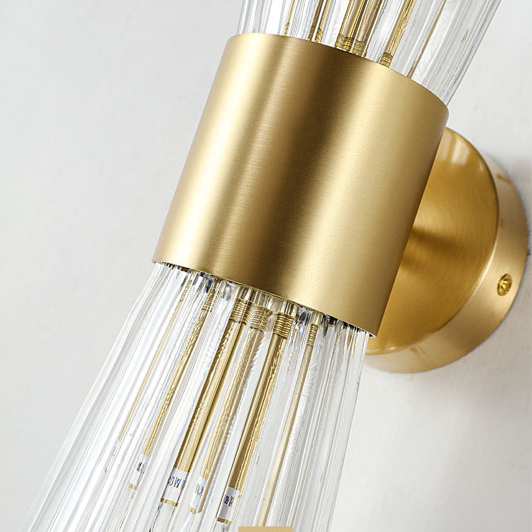 Kristalltrichter Wandleuchte moderne Stil 2 Leuchten Wandmontierte Lampen