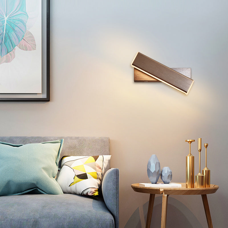 Moderner Stil quadratischer Schatten Wandleuchte Metal 1 Leichte Wandmontage Beleuchtung