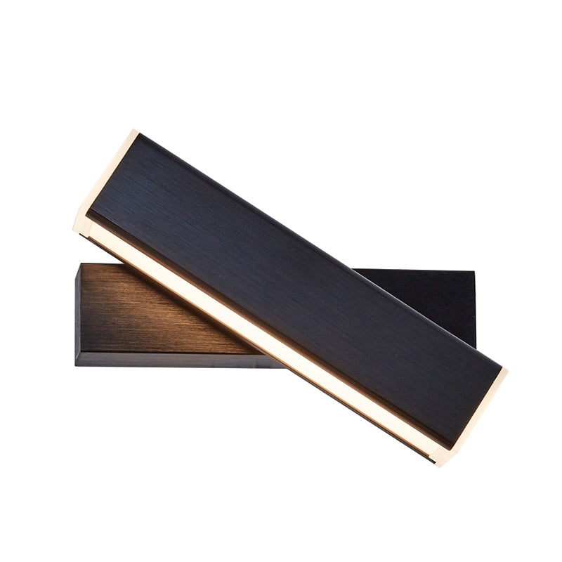 Moderner Stil quadratischer Schatten Wandleuchte Metal 1 Leichte Wandmontage Beleuchtung