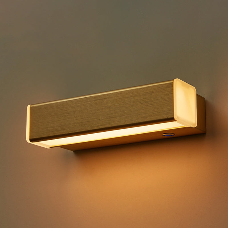 Moderner Stil quadratischer Schatten Wandleuchte Metal 1 Leichte Wandmontage Beleuchtung
