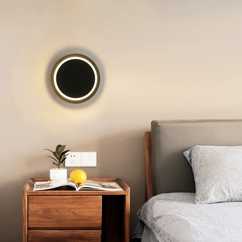 Geometrische Form Metallwandbeleuchtung moderner Stil 1 Licht Wandleuchte Leuchte