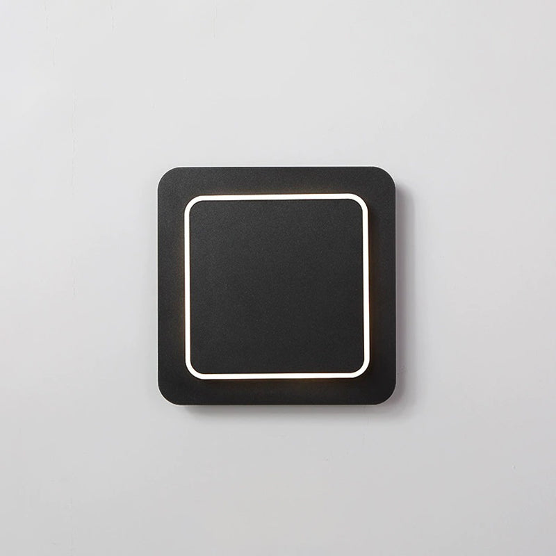 Geometrische Form Metallwandbeleuchtung moderner Stil 1 Licht Wandleuchte Leuchte