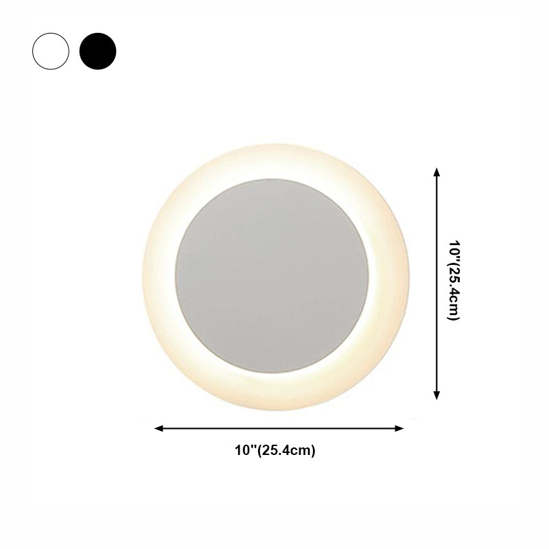 Geometrische Form Metallwandbeleuchtung moderner Stil 1 Licht Wandleuchte Leuchte