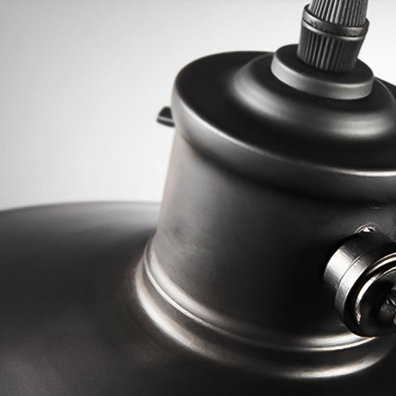 Geometric Shape Metal Wall Lighting Industrial Style Single Light Wall Mounted in Black