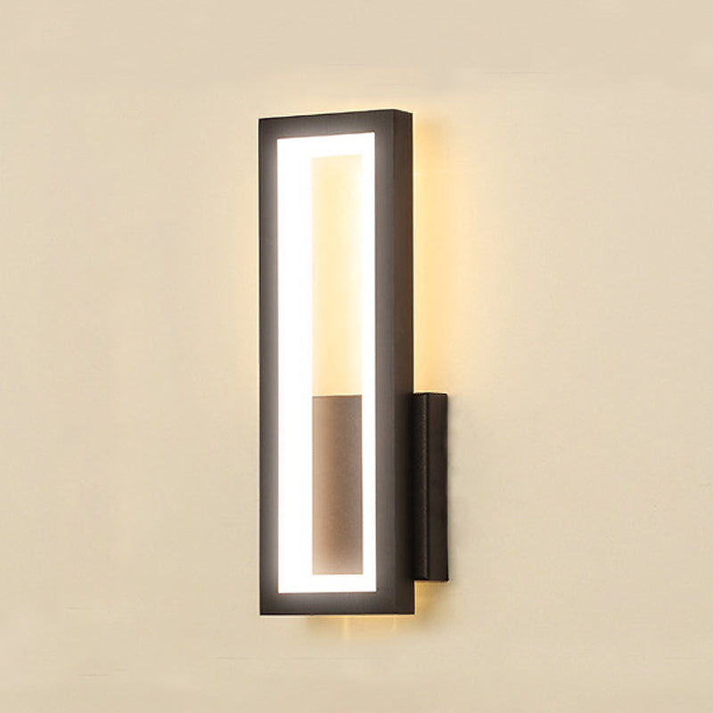 Forme carrée 1 éclairage mural clair