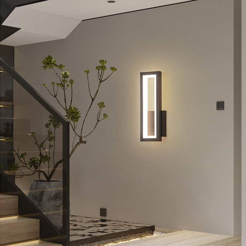 Forme carrée 1 éclairage mural clair