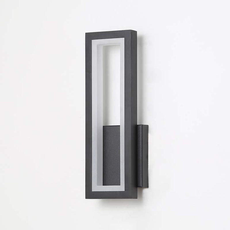 Forme carrée 1 éclairage mural clair