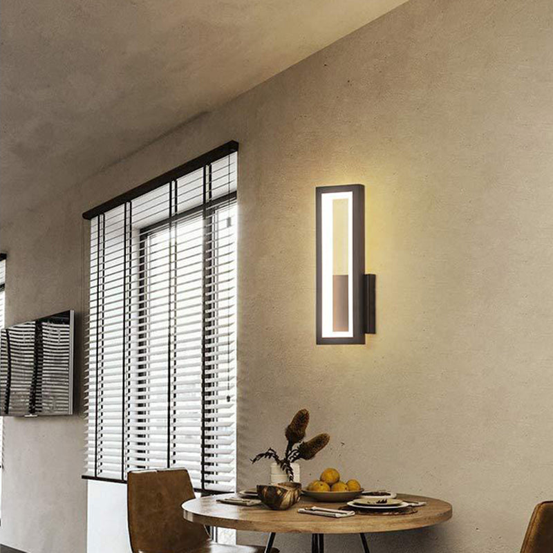 Forme carrée 1 éclairage mural clair