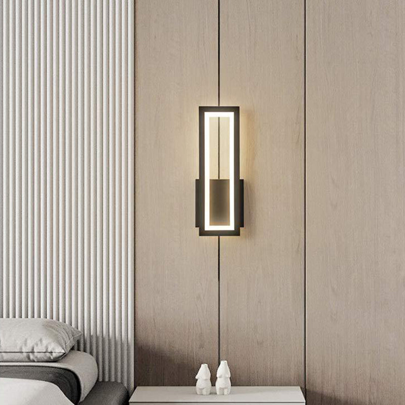 Forme carrée 1 éclairage mural clair