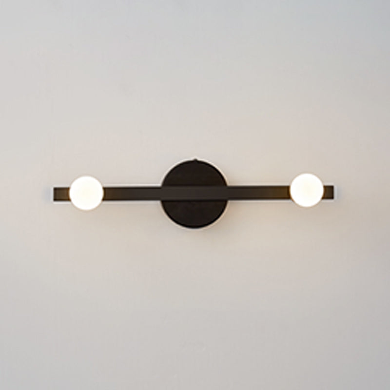 Forma lineare Fonce metallico sconce moderno moderno illuminazione a parete a parete a parete in oro