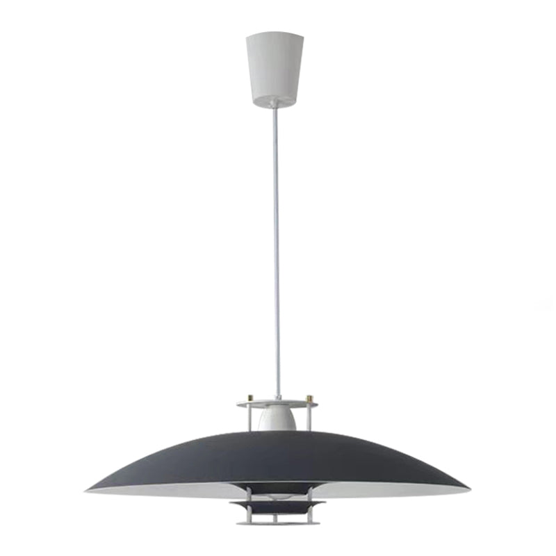 Pot Cover Shade Hanging Lighting Modern Style Metal 1 Pendant Light Pendante pour restaurant