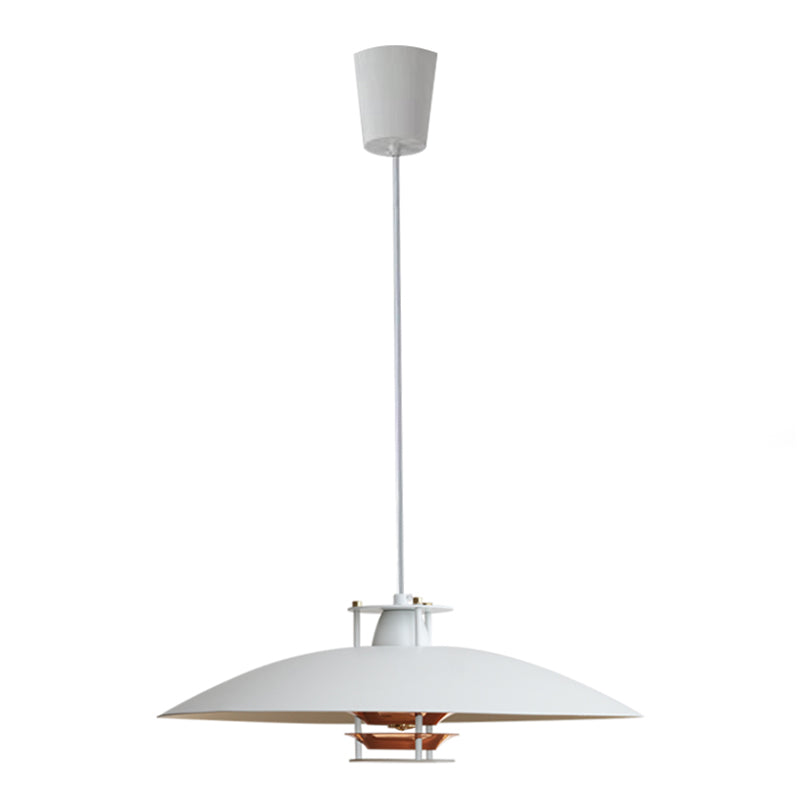 Pot Cover Shade Hanging Lighting Modern Style Metal 1 Pendant Light Pendante pour restaurant