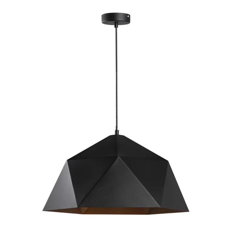 Forme de bol en métal Lumières suspendues de style moderne 1 Tête Hanging Mount Fixture pour le restaurant