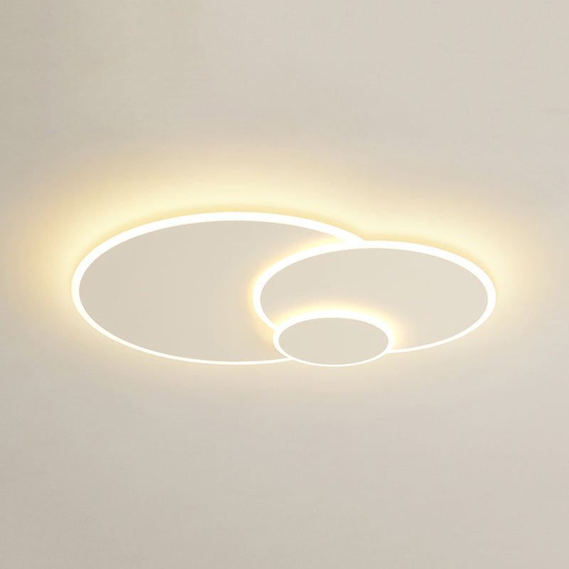 White LED Ceiling Mounted Light Multi-head Flush Mount Ceiling Lighting for Living Room