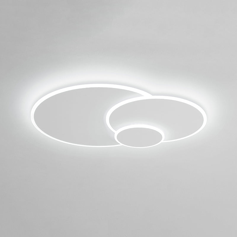White LED Ceiling Mounted Light Multi-head Flush Mount Ceiling Lighting for Living Room