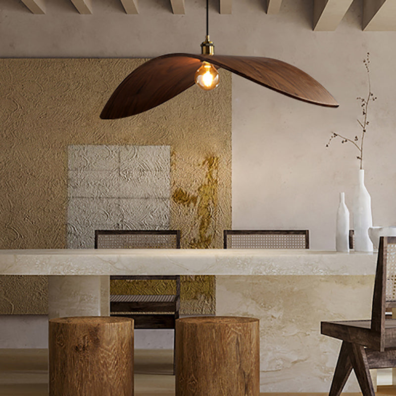 LAMPE DE PLAGE PLIME en bois Aménagement de pendentif moderne pour salle à manger du salon