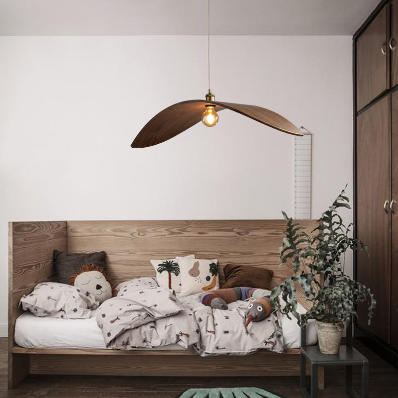 LAMPE DE PLAGE PLIME en bois Aménagement de pendentif moderne pour salle à manger du salon