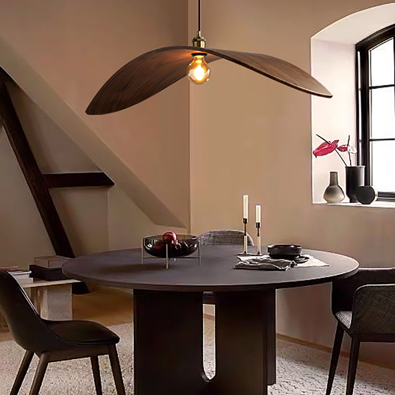 LAMPE DE PLAGE PLIME en bois Aménagement de pendentif moderne pour salle à manger du salon