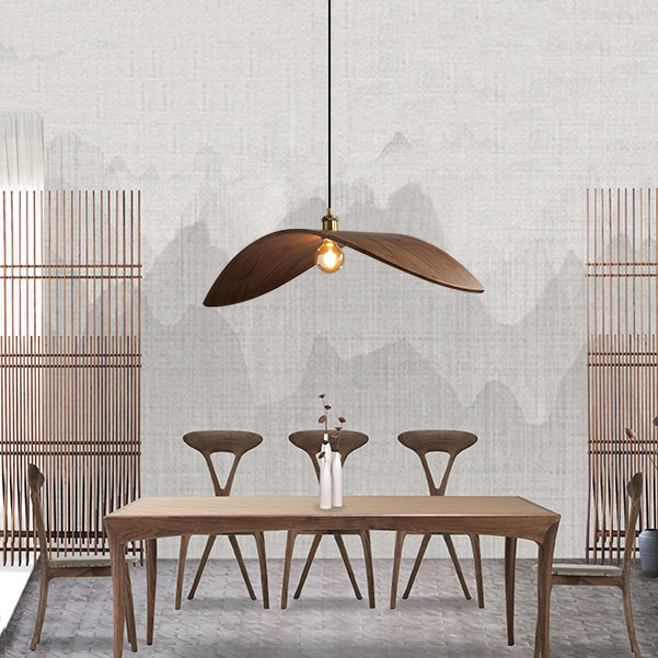 LAMPE DE PLAGE PLIME en bois Aménagement de pendentif moderne pour salle à manger du salon